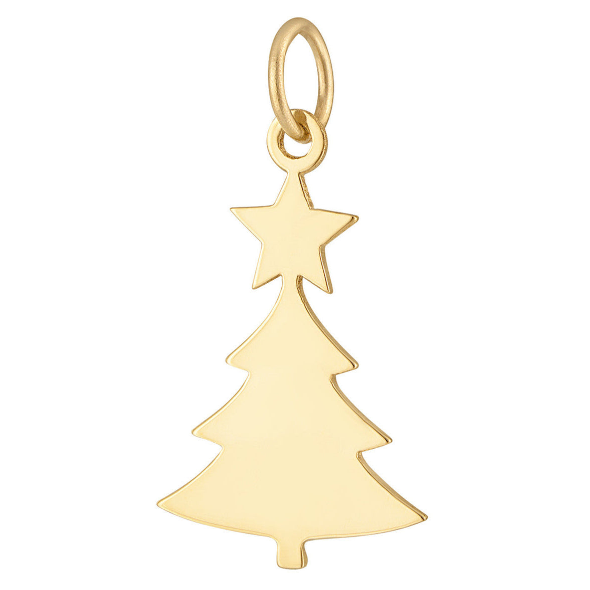 Christmas Tree 14K Gold Charm